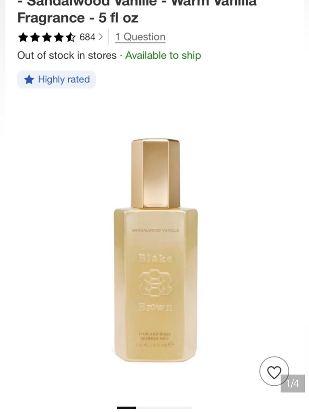 Blake Brown Sandalwood Vanille